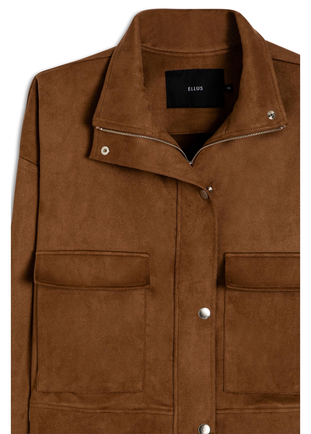 Jaqueta Nobu Press Buttom Camel