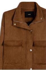 Jaqueta Nobu Press Buttom Camel