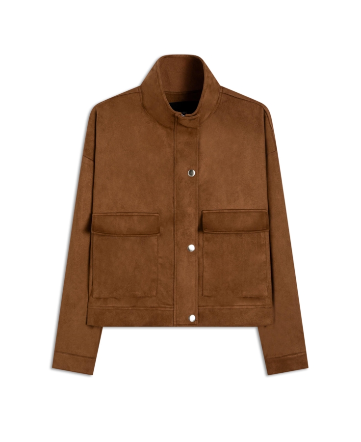 Jaqueta Nobu Press Buttom Camel