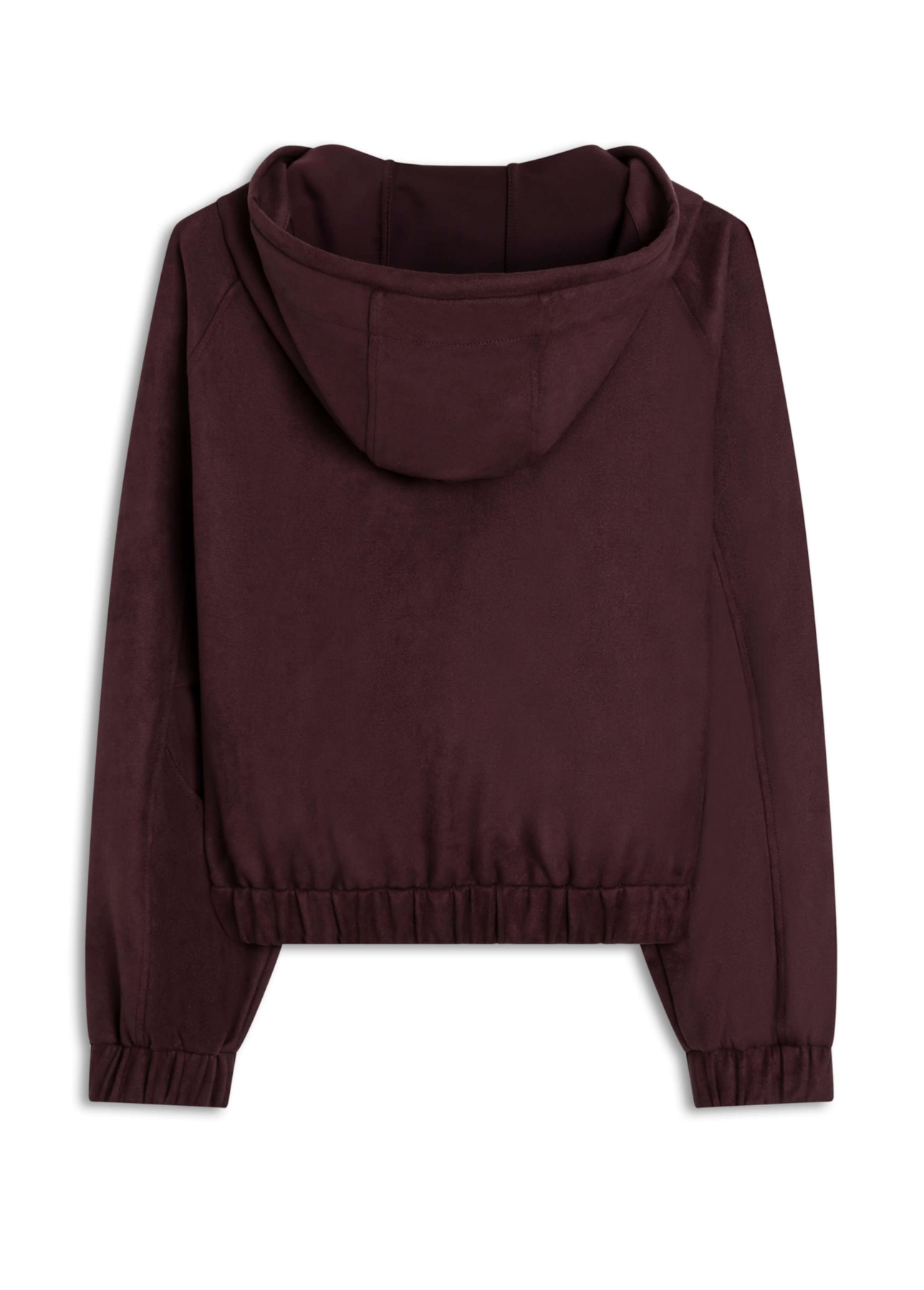 Jaqueta Nobu Raglan Hood Dark Wine