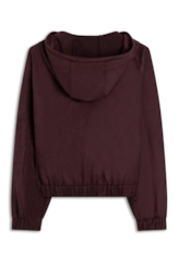 Jaqueta Nobu Raglan Hood Dark Wine