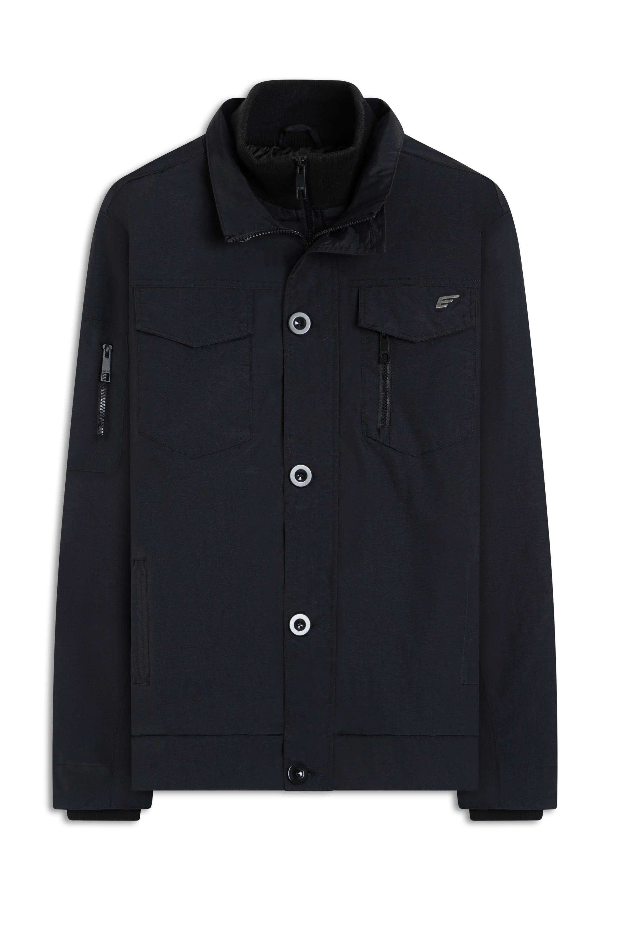 Jaqueta Ny Twill Pockets Preto
