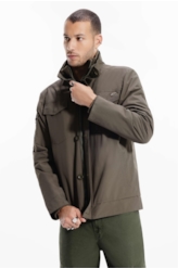 Jaqueta Ny Twill Pockets Verde Militar