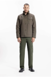 Jaqueta Ny Twill Pockets Verde Militar