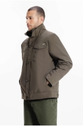 Jaqueta Ny Twill Pockets Verde Militar
