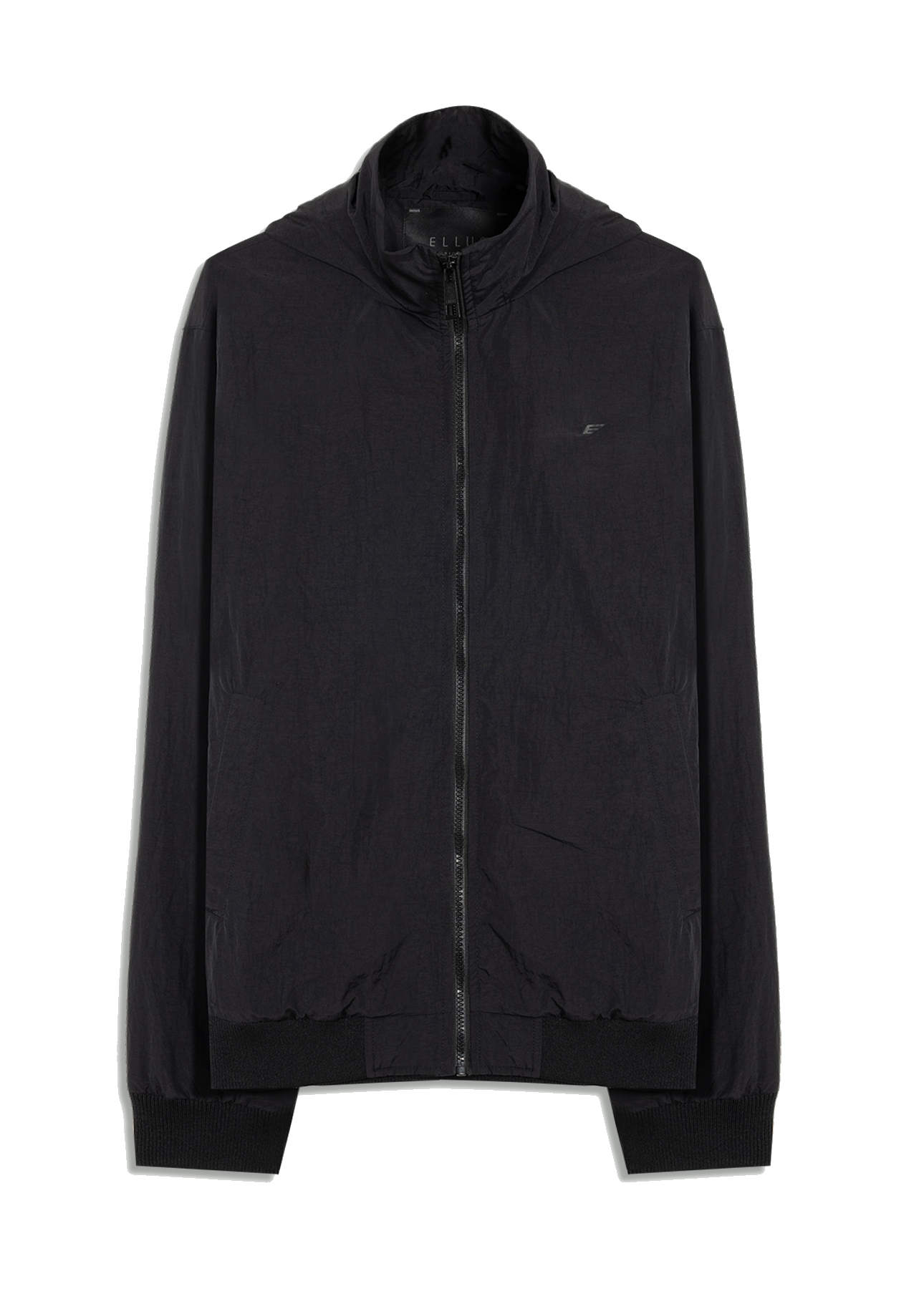 Jaqueta Nylon Crinkle Preto