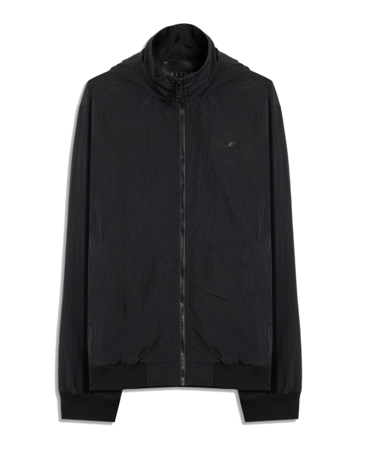Jaqueta Nylon Crinkle Preto