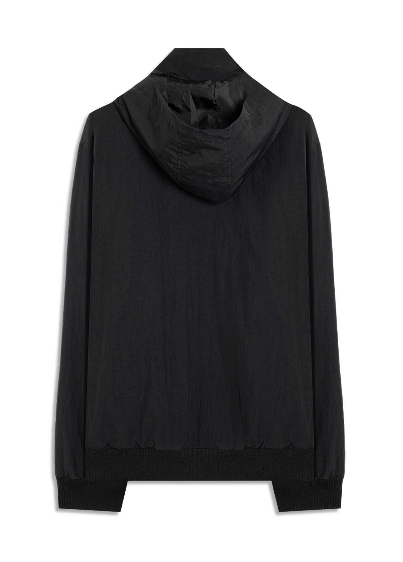 Jaqueta Nylon Crinkle Preto