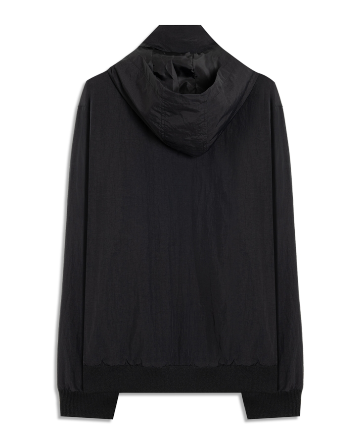 Jaqueta Nylon Crinkle Preto