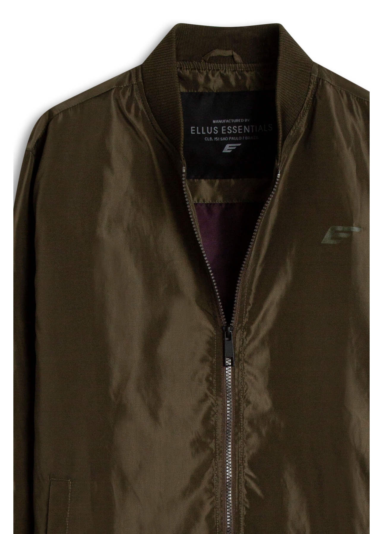 Jaqueta Nylon Light Bomber Dark Brown