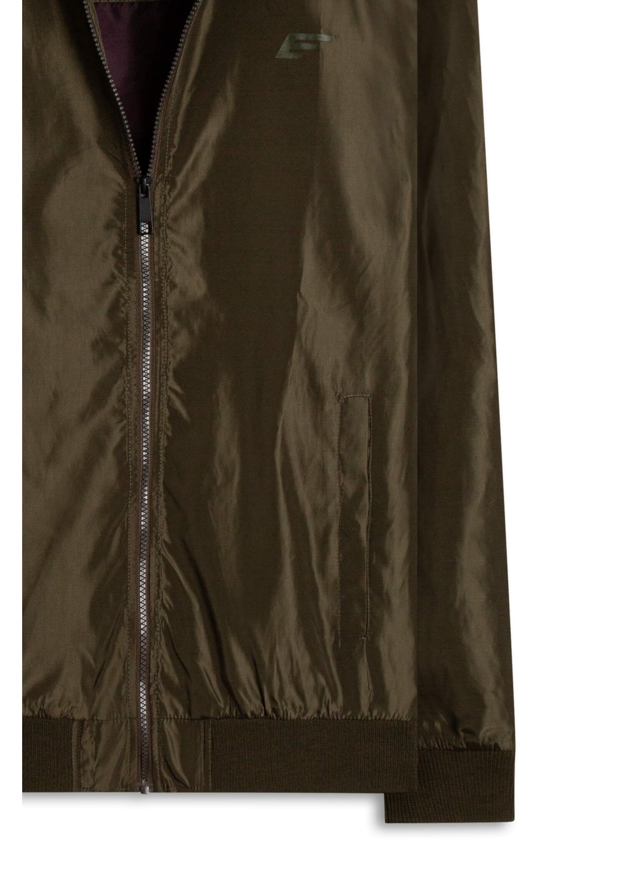 Jaqueta Nylon Light Bomber Dark Brown