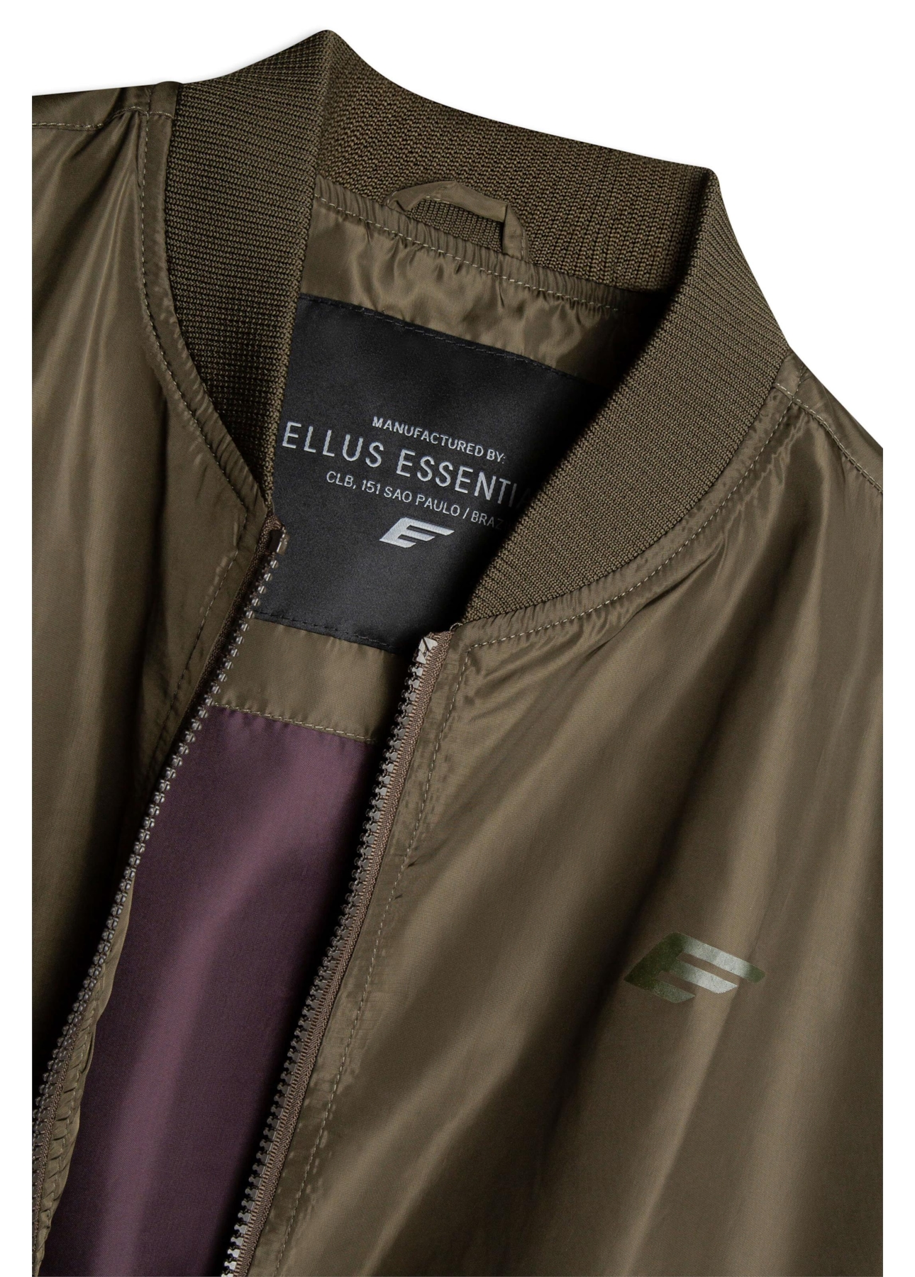 Jaqueta Nylon Light Bomber Dark Brown