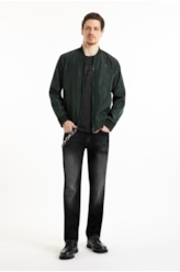 Jaqueta Nylon Light Bomber Verde Escuro