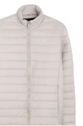 Jaqueta Nylon Light Down Caqui