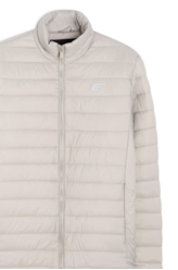 Jaqueta Nylon Light Down Caqui