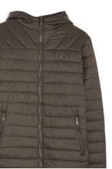 Jaqueta Nylon Light Down Dark Brown