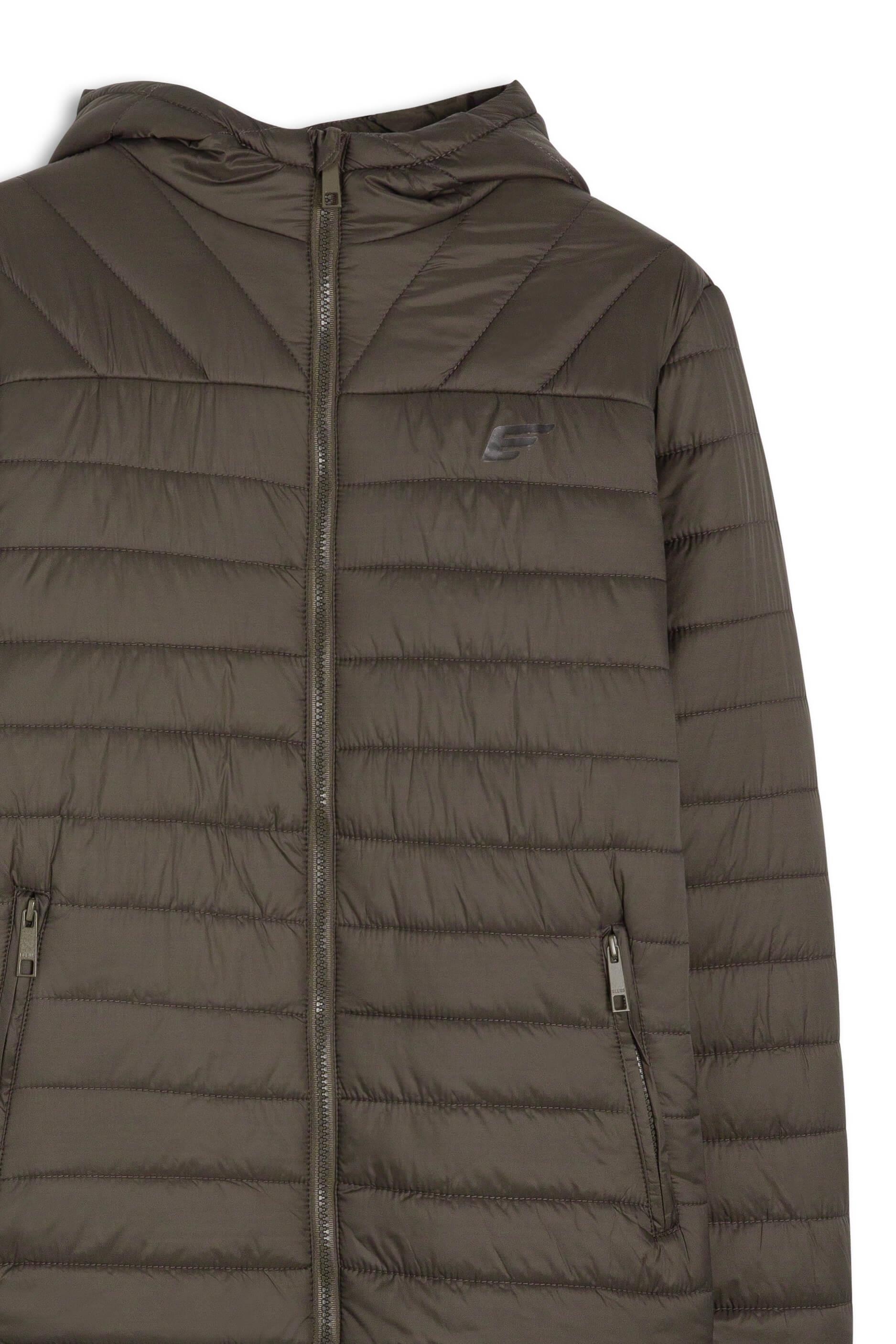 Jaqueta Nylon Light Down Dark Brown