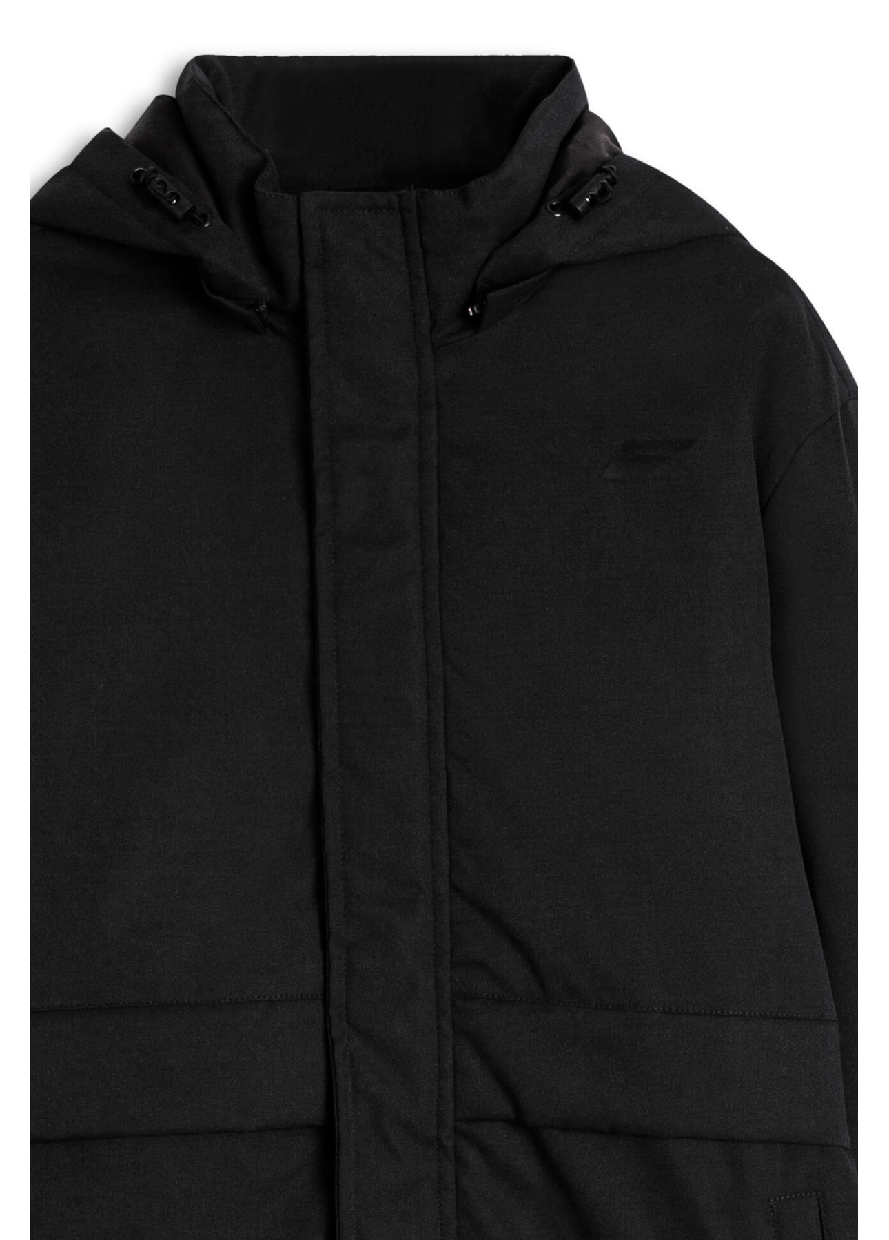 Jaqueta Nylon Long Matte Preto