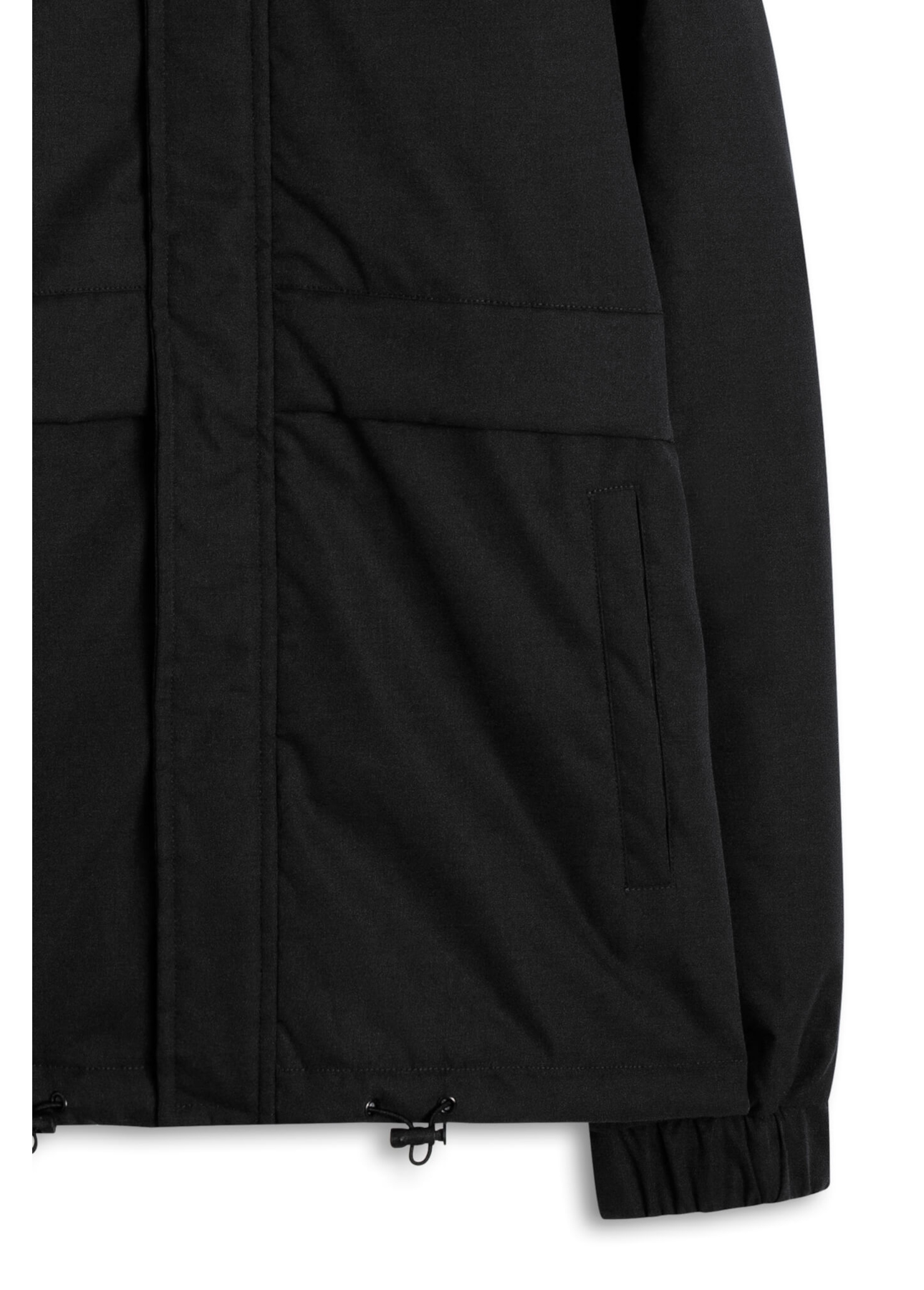 Jaqueta Nylon Long Matte Preto