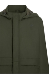 Jaqueta Nylon Long Matte Verde Militar