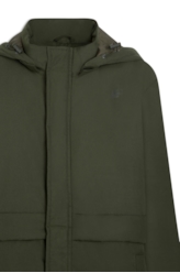 Jaqueta Nylon Long Matte Verde Militar