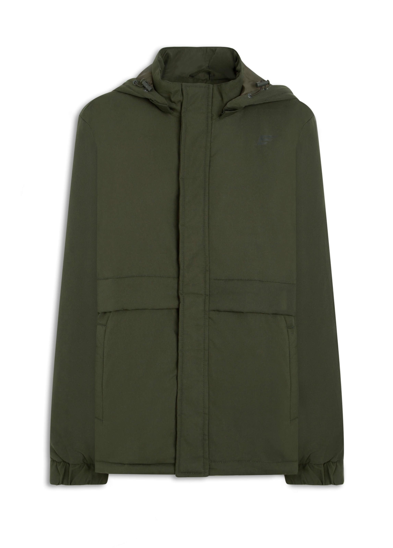 Jaqueta Nylon Long Matte Verde Militar