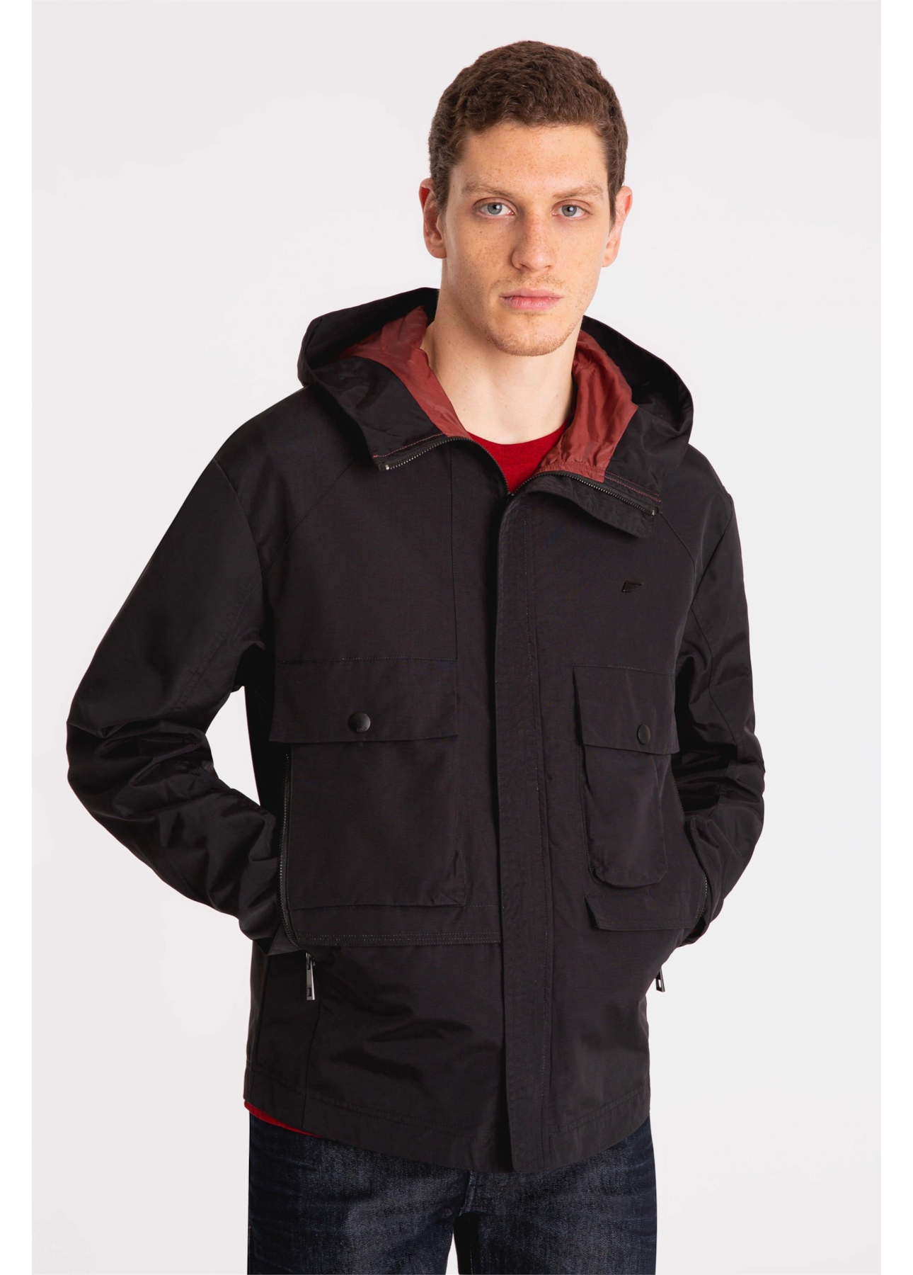 Jaqueta Nylon Ny Ribbon Hood Preto