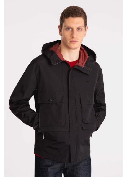 Jaqueta Nylon Ny Ribbon Hood Preto