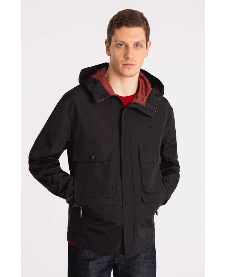 Jaqueta Nylon Ny Ribbon Hood Preto