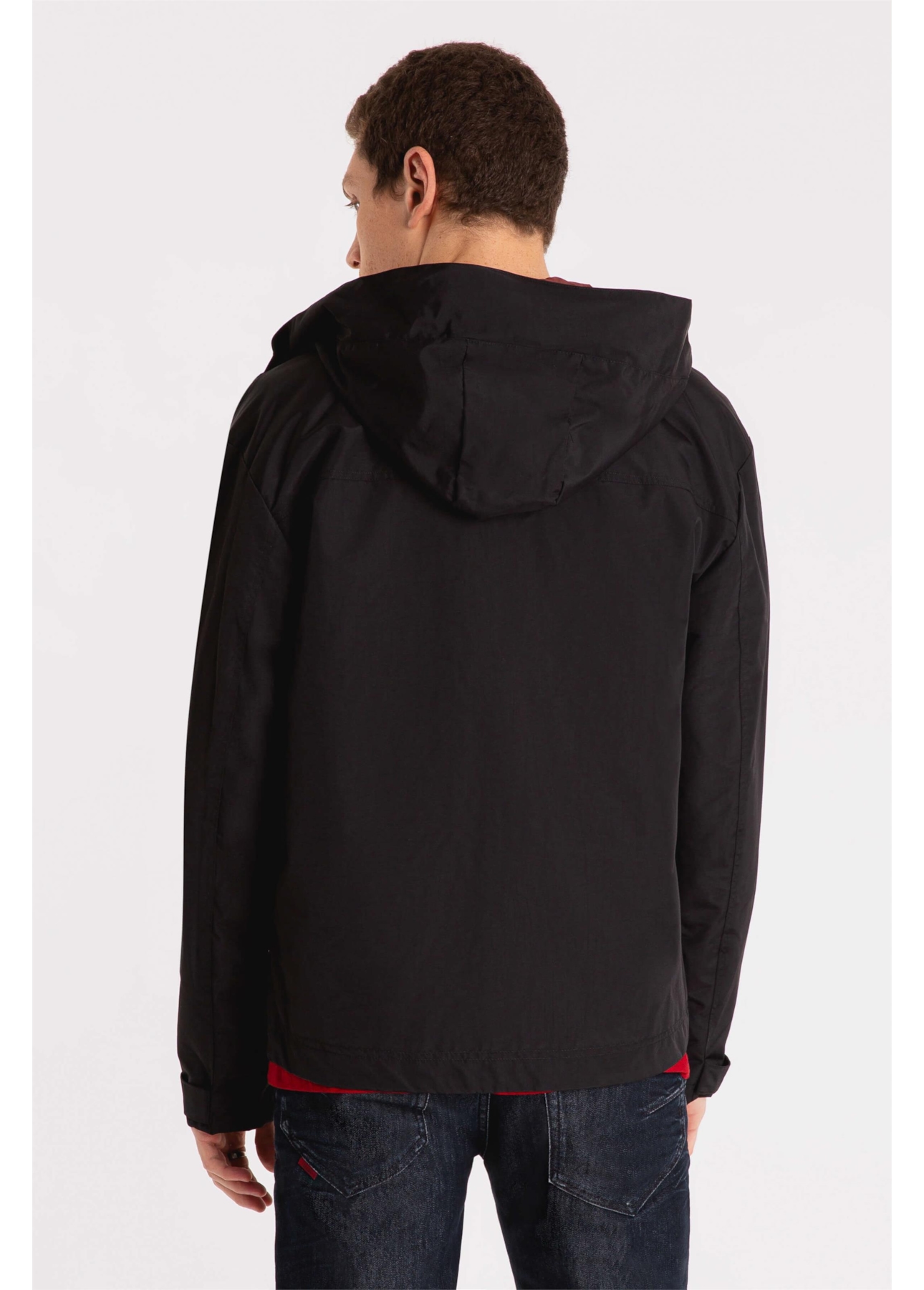 Jaqueta Nylon Ny Ribbon Hood Preto