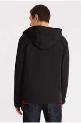 Jaqueta Nylon Ny Ribbon Hood Preto