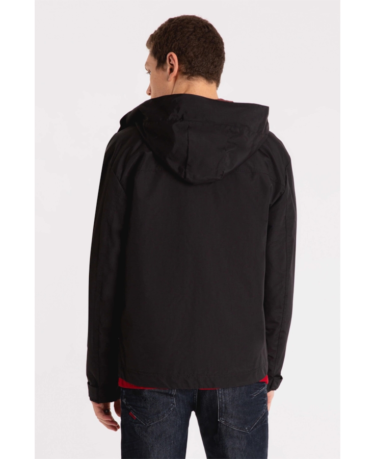 Jaqueta Nylon Ny Ribbon Hood Preto