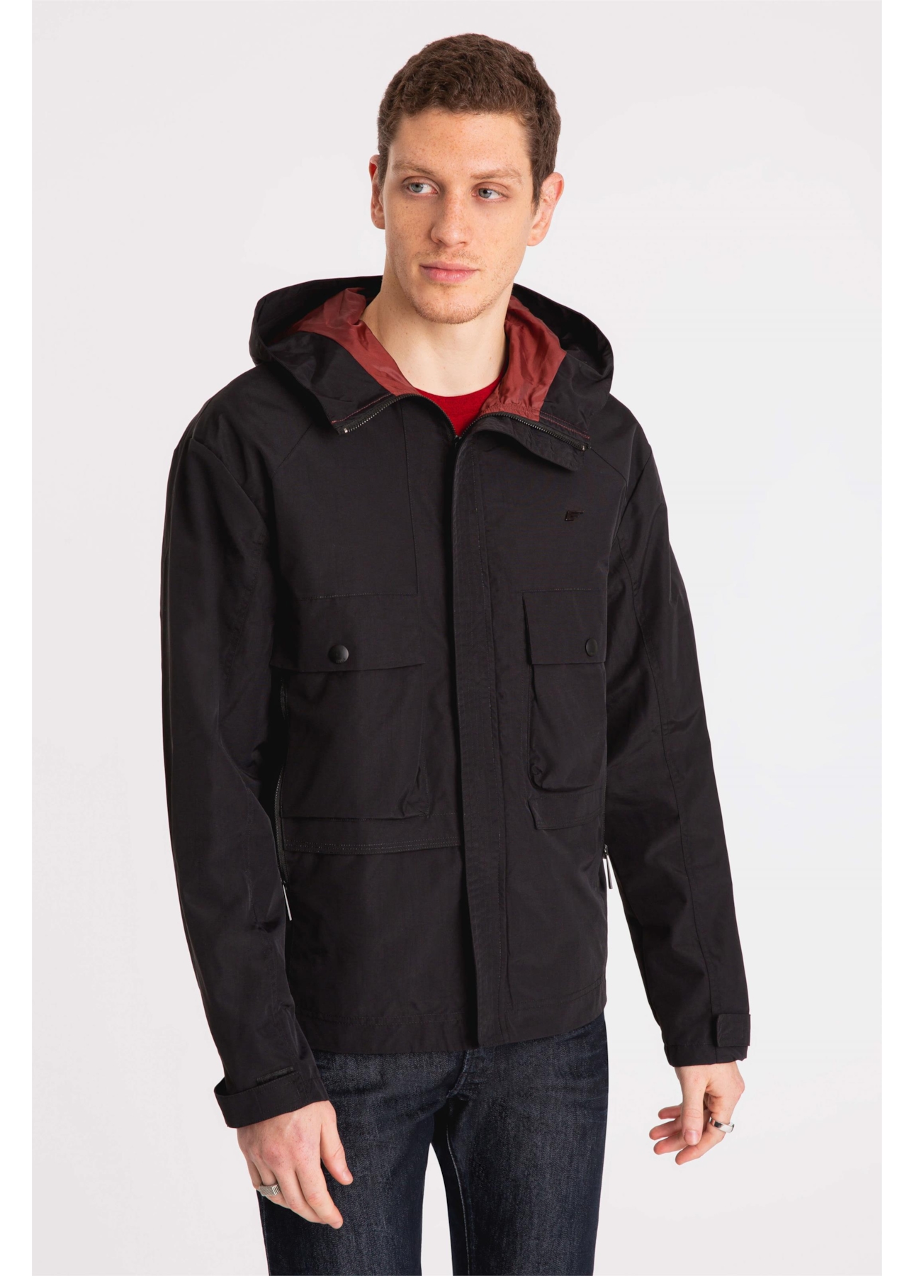 Jaqueta Nylon Ny Ribbon Hood Preto