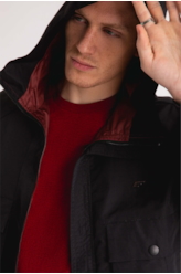 Jaqueta Nylon Ny Ribbon Hood Preto