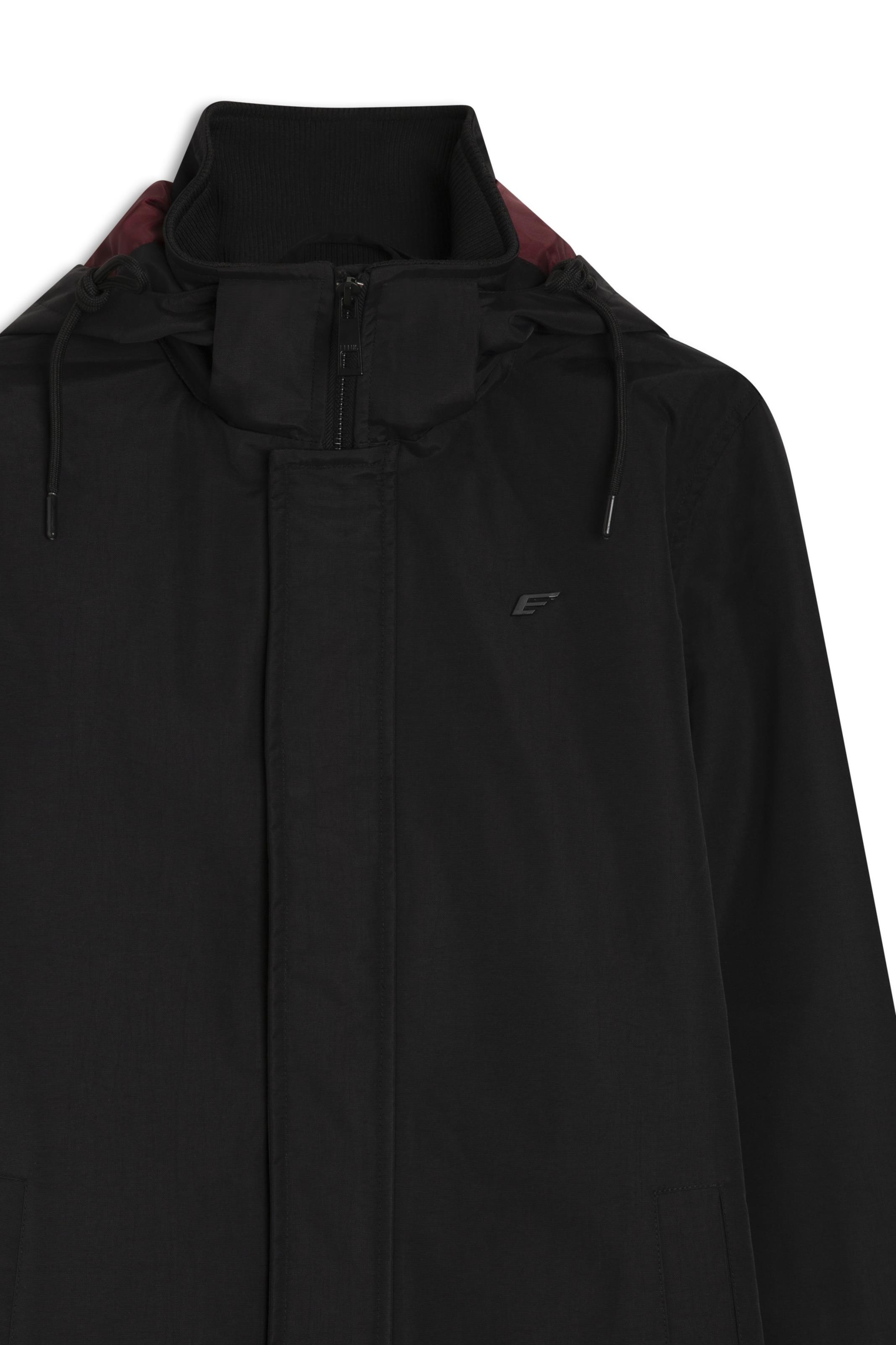 Jaqueta Nylon Ny Ribbon Hood Preto