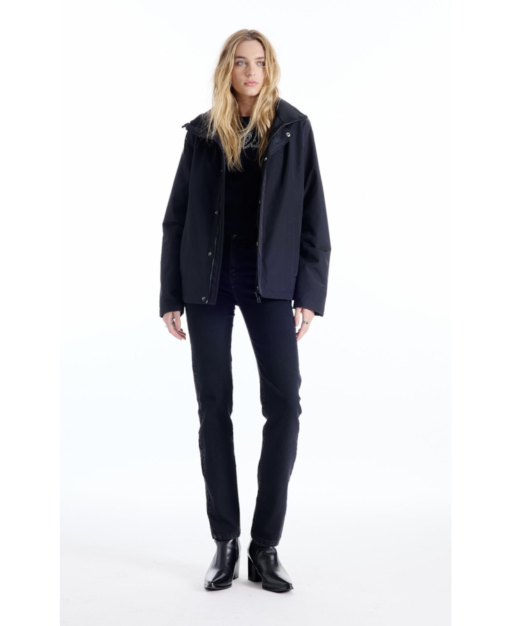 Jaqueta Nylon Ny Ribbon Hood Preto