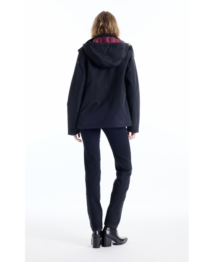Jaqueta Nylon Ny Ribbon Hood Preto