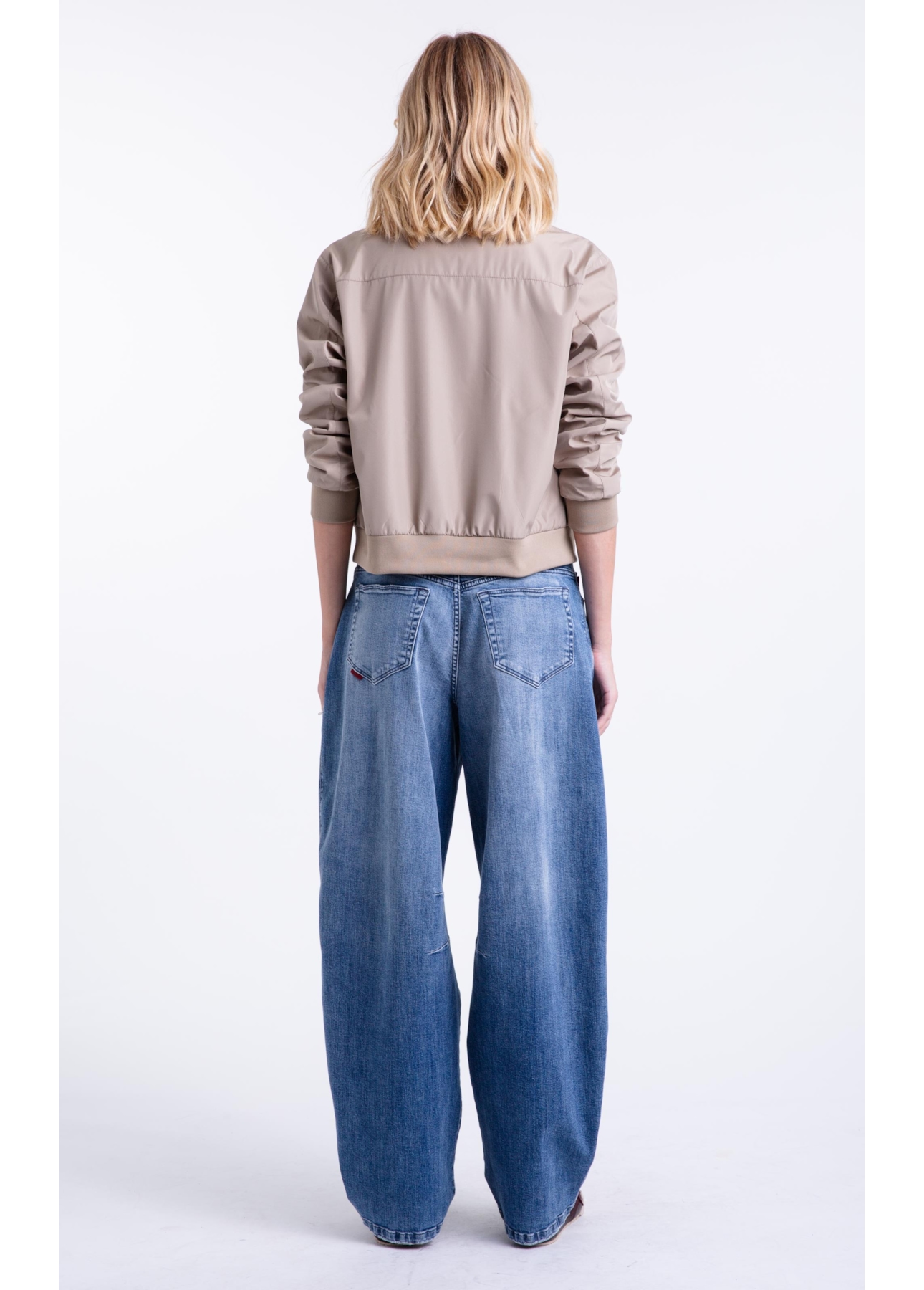 Jaqueta Nylon Padding Bomber Caqui                                   