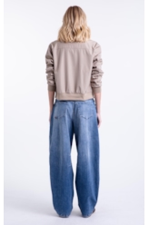 Jaqueta Nylon Padding Bomber Caqui                                   