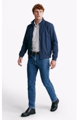 Jaqueta Nylon Padding Bomber Dark Navy