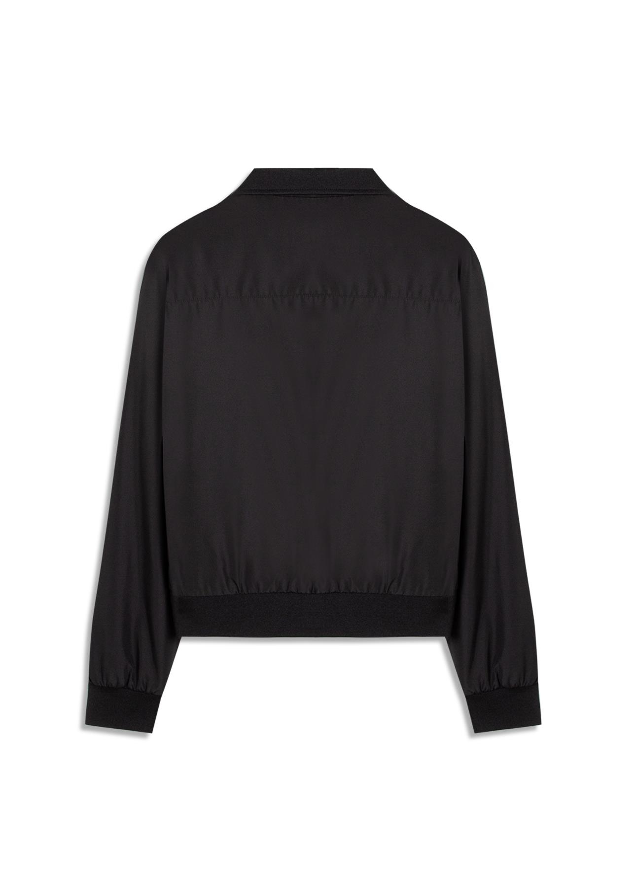 Jaqueta Nylon Padding Bomber Preto