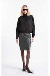 Jaqueta Nylon Padding Bomber Preto