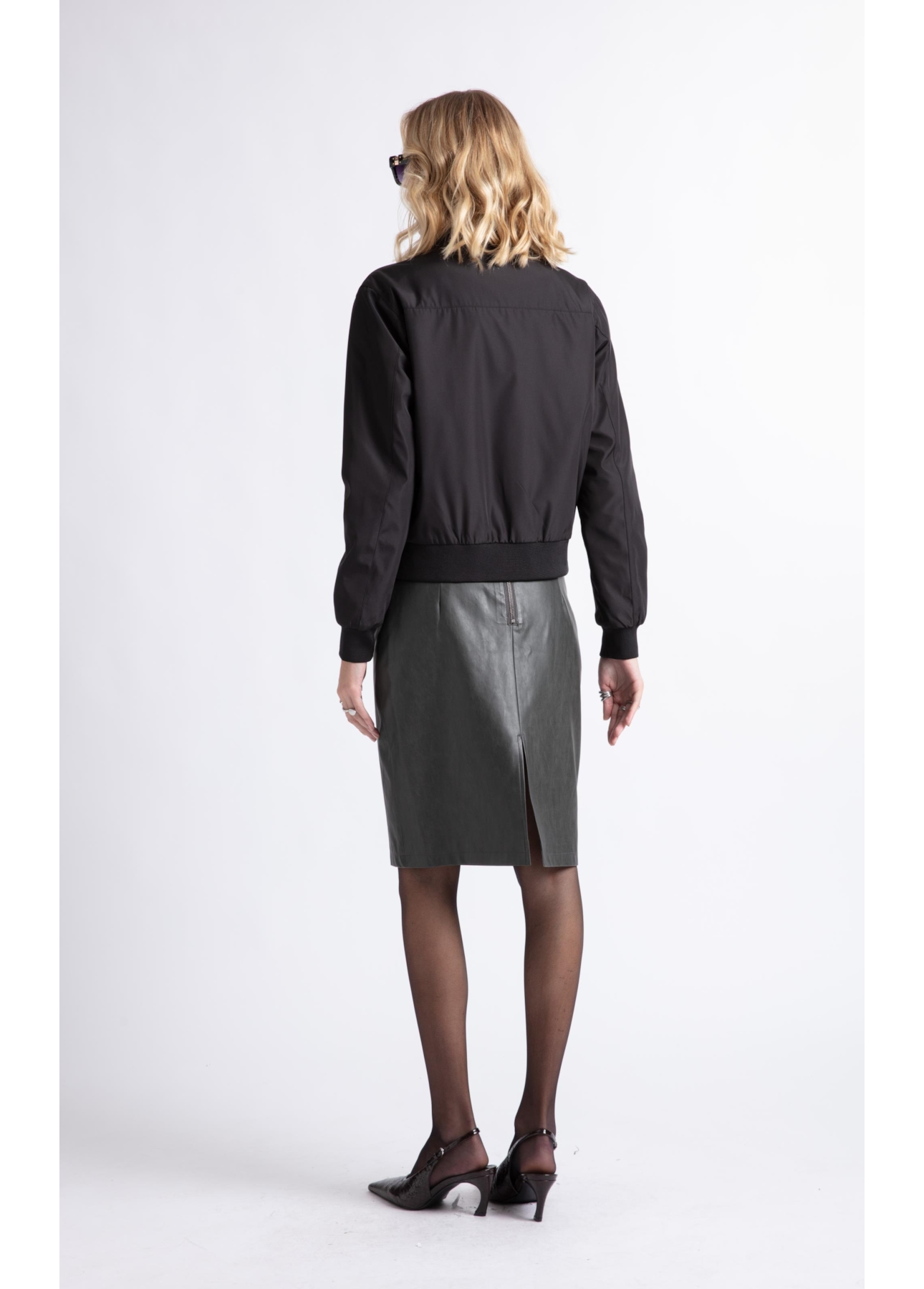 Jaqueta Nylon Padding Bomber Preto