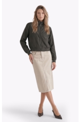 Jaqueta Nylon Padding Bomber  Tabaco