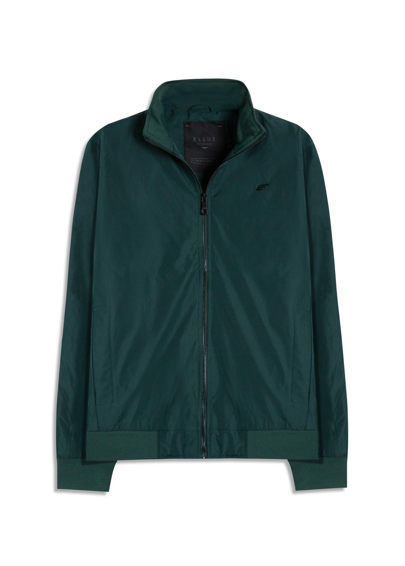 Jaqueta Nylon Padding Bomber Verde Escuro