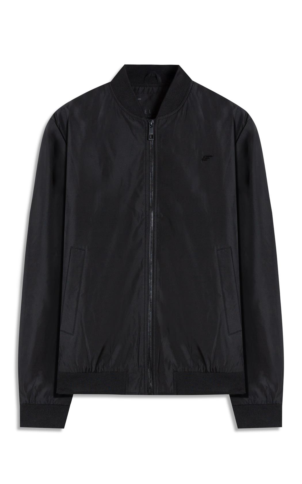 Jaqueta Nylon Padding College Bomber Preto