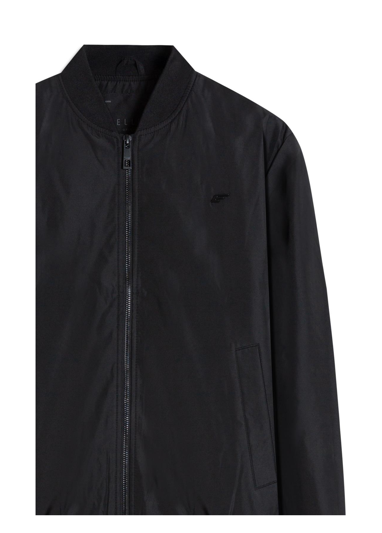 Jaqueta Nylon Padding College Bomber Preto