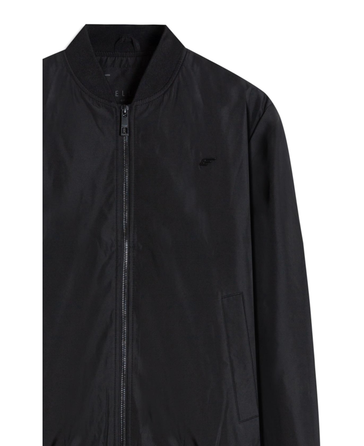 Jaqueta Nylon Padding College Bomber Preto