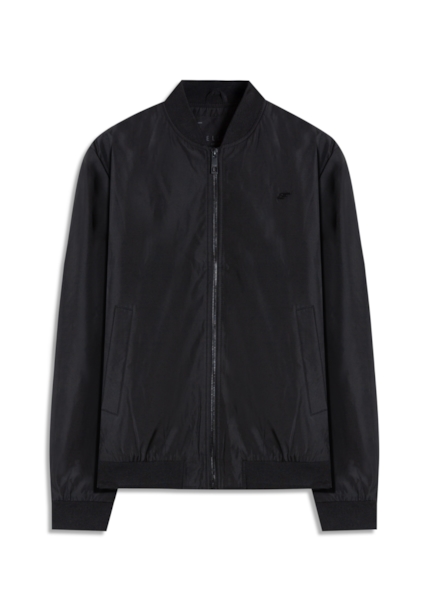 Jaqueta Nylon Padding College Bomber Preto