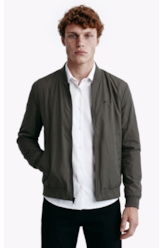 Jaqueta Nylon Padding College Bomber Tabaco